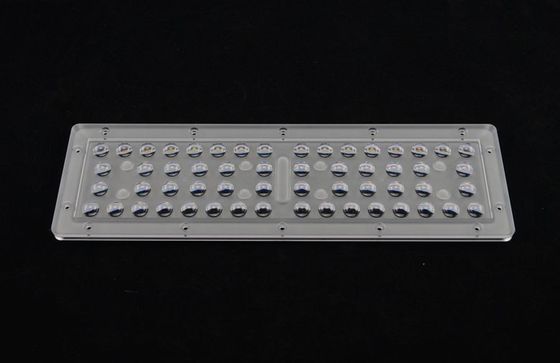 56W Optical Led Lens Array For SMD 3030 Street Lighting , 233*55*1.5mm PCB Size