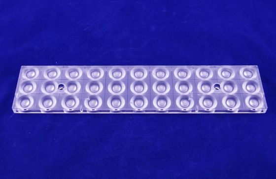 33W Led Street Light Lens / PMMA Led Light Lens 20 30 60 90 Degree