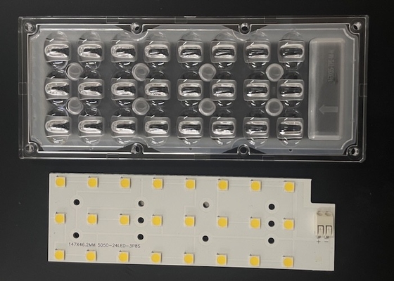 kupować MODUŁ 3x8 24 LED 5050SMD 163X85 STOPNI Soczewka światła ulicznego do lampy 40w 50w produkcja online