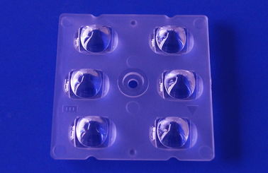 kupować 6 w 1 z 5050 PC LED Lens Array TYPE III Wzór wiązki Dla świateł ulicznych produkcja online