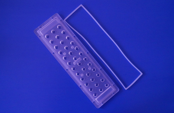 30-36 Watts 90x90 degree High bay light lens with silicon gasket for LED CHIP 3030 SMD