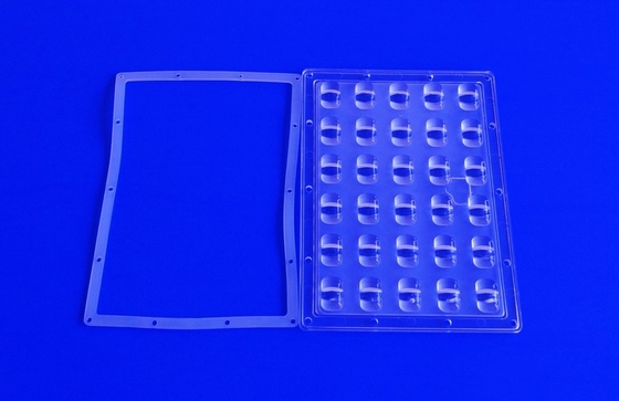 PMMA LED Street Light Lens For Road Lamp Module 171x125x8.13mm