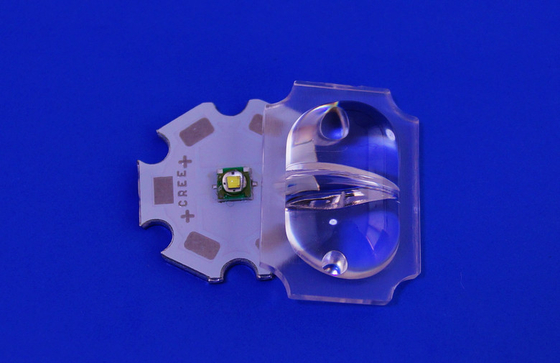 PC Asymmetric Led Optical Lens for 1W 3W XPE Rebel Spot light