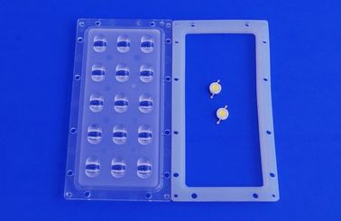 kupować Moduł oświetlenia ulicznego LED 15W / Części do wymiany światła LED Obiektyw optyczny PC Do lampy 50W HPS produkcja online
