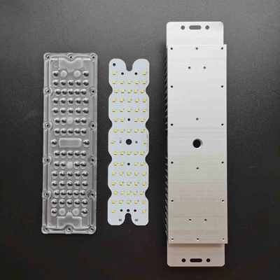 kupować 50W SMD3030 PC Obiektyw LED Moduł oświetlenia ulicznego Wodoodporny 8 Series 8 Równoległy 48V z radiatorem produkcja online