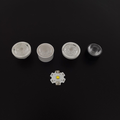 kupować 45 stopni koralików Face PMMA LED Lens, Led Spot Lighting Optical Focusing Lens produkcja online