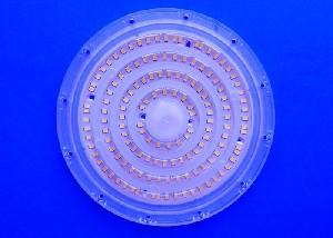 kupować 100W 3030 Moduł PCB LED High Bay Light Lens PC Materiał Materiał 92% Przepuszczalność produkcja online