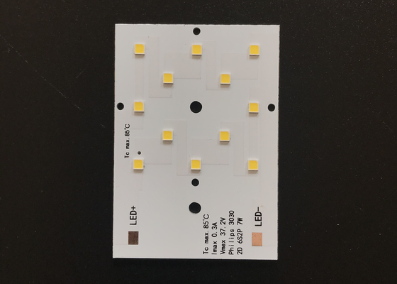 SMD 3030 Small Size 7W Aluminium PCB Board thickness 1.5mm