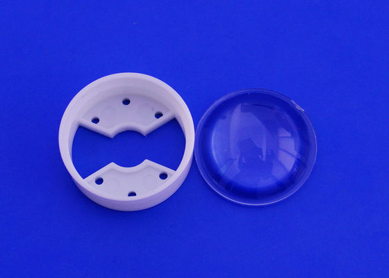 Clear 60 Degree Plano Convex Lens Bridgelux 23mm For 1-3W LED