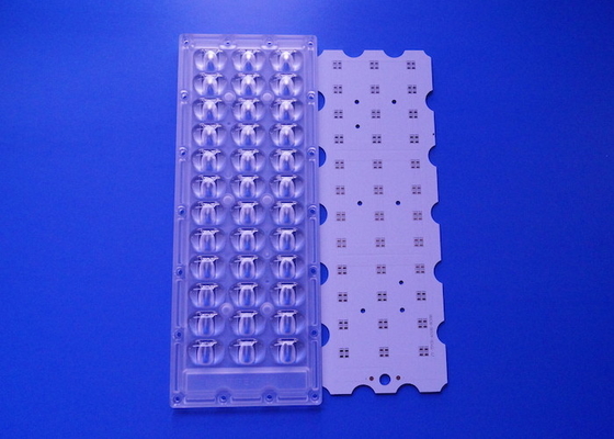 kupować PCB 144 Zestawy do modernizacji oświetlenia ulicznego LED Array Lens 18 Równoległy 48v 150W produkcja online