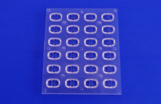 PC Edison / Bridgelux Lens , LED Street Light Lens For Street Light Fixtures