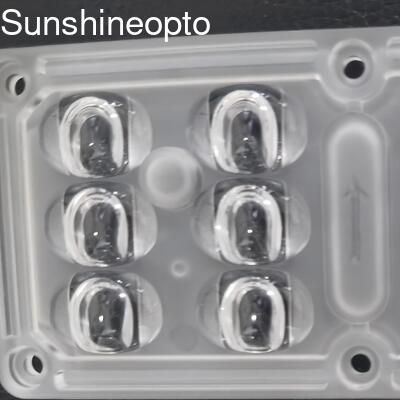 3030 SMD LED PCB Board for 30 to 45W Street Light Modules with Customized Lens Design