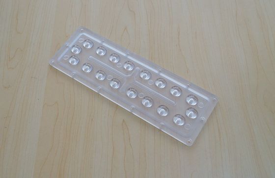 Led Asymmetric Street Lens 18W Street Light 4 Vehicle Lanes 235x80x5mm