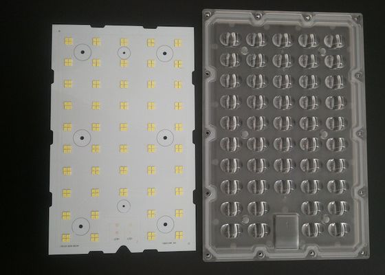 192PCS 3030 SMD LED Street Light Module with 210x240x35mm Heatsink for 150W Power Applications