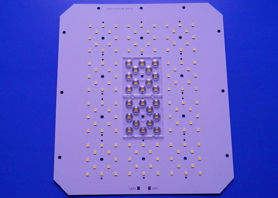 144 LED Aluminiowa płytka PCB Optyczny materiał PC do oświetlenia High Bay