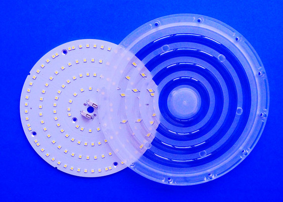 100W 3030 Moduł PCB LED High Bay Light Lens PC Materiał Materiał 92% Przepuszczalność