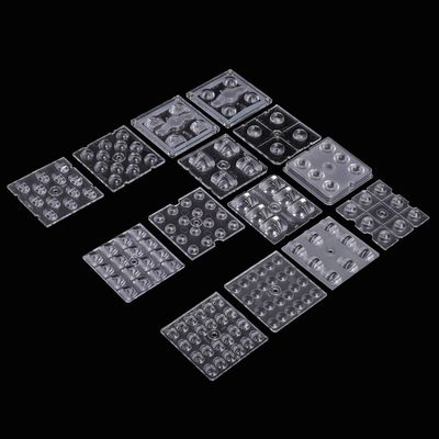 50x50mm Plastikowe soczewki optyczne pmma Led