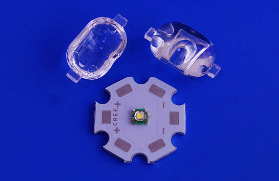 Clear Led Optical Lenses , Led street light Lens 60 X 135 degree