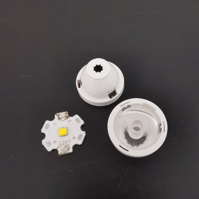 Wąski kąt wiązki PMMA 5-stopniowy obiektyw do diod LED, odbłyśniki LED 20 mm