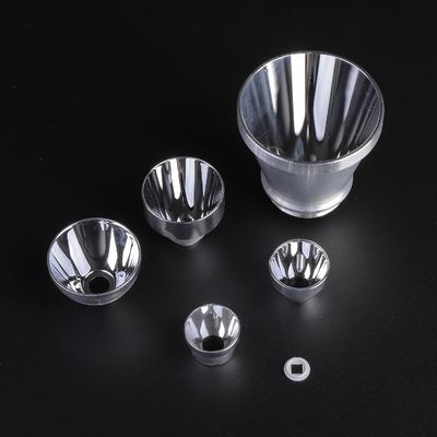 15mm Clear Surface PMMA LED Lens , Concave Optical lens for Led Torch light