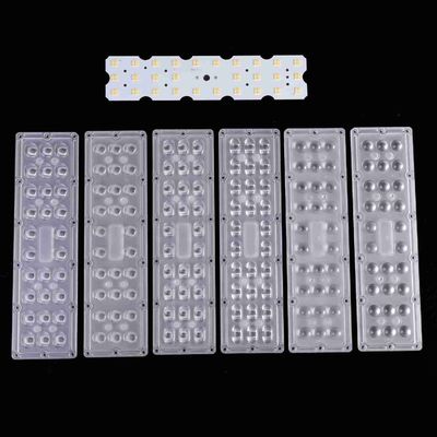 5050 SMD Led Lens Array PC Led Optical Lens 270x75mm For Led Street Light