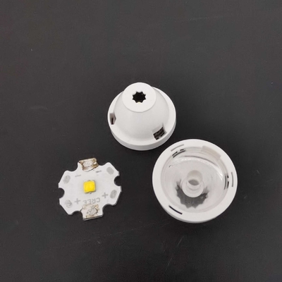 Wąski kąt wiązki PMMA 5-stopniowy obiektyw do diod LED, odbłyśniki LED 20 mm