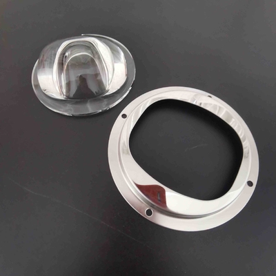 Soczewki szklane LED 120 X 60 stopni z obiektywem wodoodpornym z metalowym uchwytem