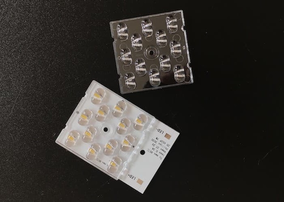 Kwadratowy moduł oświetlenia ulicznego LED Smd3030 7W z soczewką 156x68
