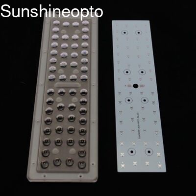 PC Led Street Light Lens , 56W Led Collimator Lens For Led Street Lamp