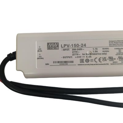 Masowy wodoodporny zasilacz 150 W 24 V z pojedynczym wyjściem IP67 do oświetlenia wewnętrznego LED