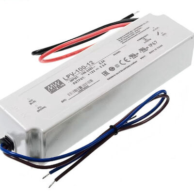 Masę Meanwell 102W 12V wodoodporne zasilanie LED Jednorzędowy sterownik LED