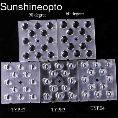 Soczewka LED PC 12 IN 1 50X50X5,57 mm do oświetlenia