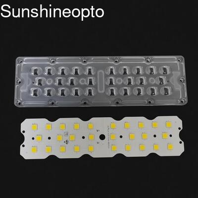 Moduł oświetlenia ulicznego LED SMD 7070 z kątem wiązki 158x103 stopnie i chipem LED 5050SMD do oświetlenia chodników 50W-120W