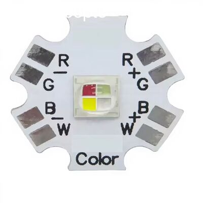 Układ LED dużej mocy RGBW o mocy 10 W do oświetlenia scenicznego Producent emitera LED RGBW o szerokiej wiązce 120 °