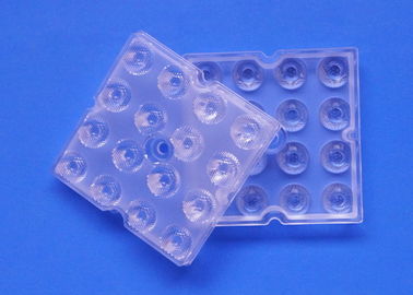 50X50 16 punktów High Bay Light Lens 20/30 Degree Bead Surface 91% Tranmittance