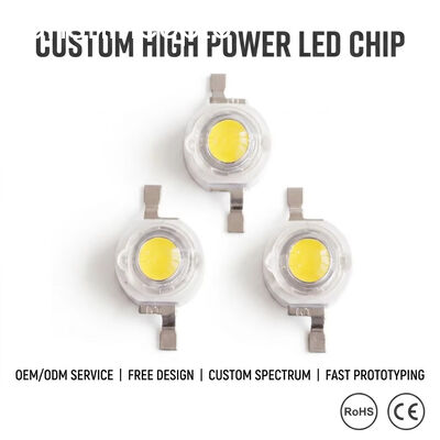 Chip LED Bridgelux o dużej mocy 3 W 240 lm 6000 K–6500 K Biały emiter LED do oświetlenia ulicznego, oświetlenia powodziowego i oświetlenia przemysłowego Producent OEM LED