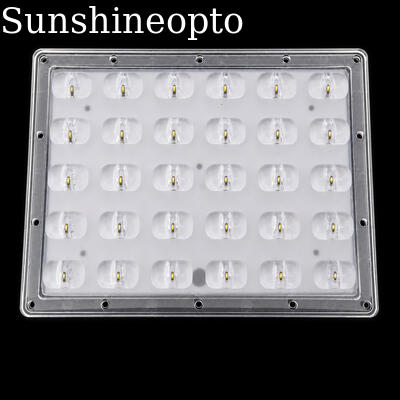 Zestaw do modernizacji oświetlenia ulicznego LED o mocy 30 W. Kąt świecenia 90 × 126 ° Soczewka LED Dostawca OEM / ODM
