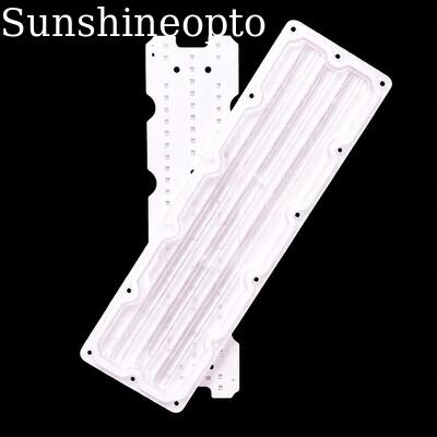Niestandardowa płytka PCB 64 w 1 3030 SMD LED z soczewką optyczną PC 90 × 110 stopni do oświetlenia dróg i przemysłu