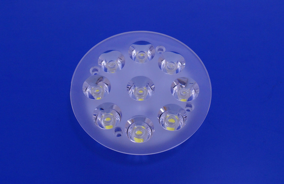 9W Bridgelux PMMA Led Lens, Optical Led Tunnel Lamp Lens Do oświetlenia dekoracyjnego