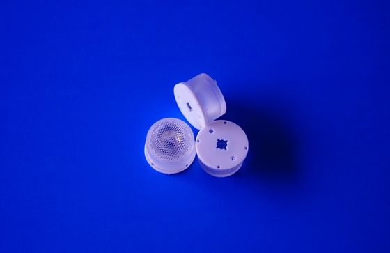 Bezwodne 45 stopni kąt wiązki 22mm LED Kolimator Obiektyw PMMA Obiektyw optyczny dla reflektorów LED