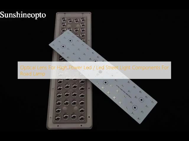 Optical Lens For High Power Led / Led Street Light Components For Road Lamp