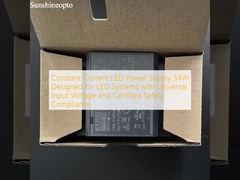 Prąd stały LED 54W Zaprojektowany do systemów LED z uniwersalnym napięciem wejściowym i certyfikowaną zgodnością bezpieczeństwa