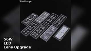 Ulepszenie obiektywu ulicznego LED o mocy 56 W